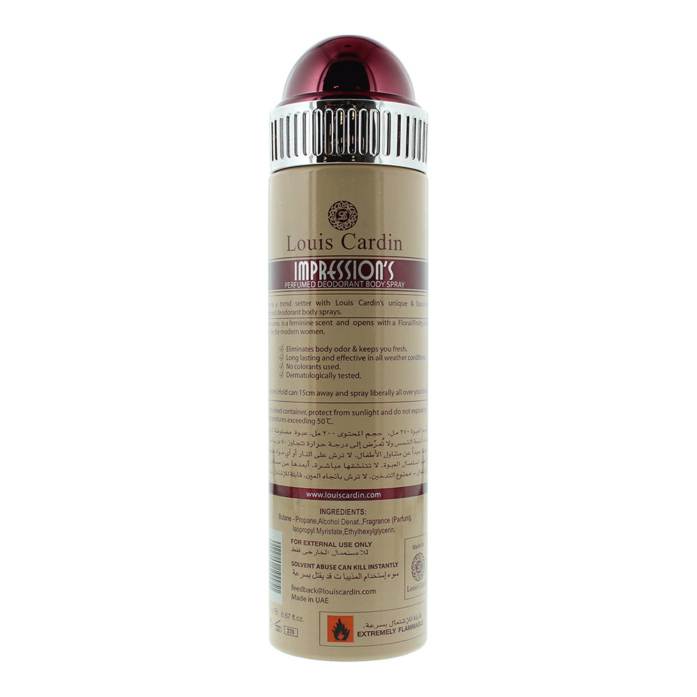 Louis Cardin Impression?s Deodorant Spray 200ml