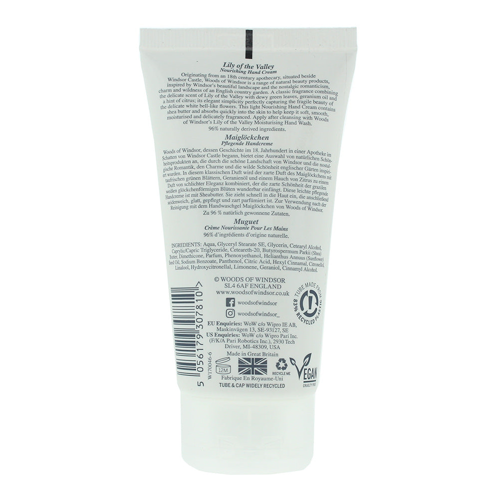 Woods of Windsor Lily of the Valley Nourishing Hand Cream 75ml