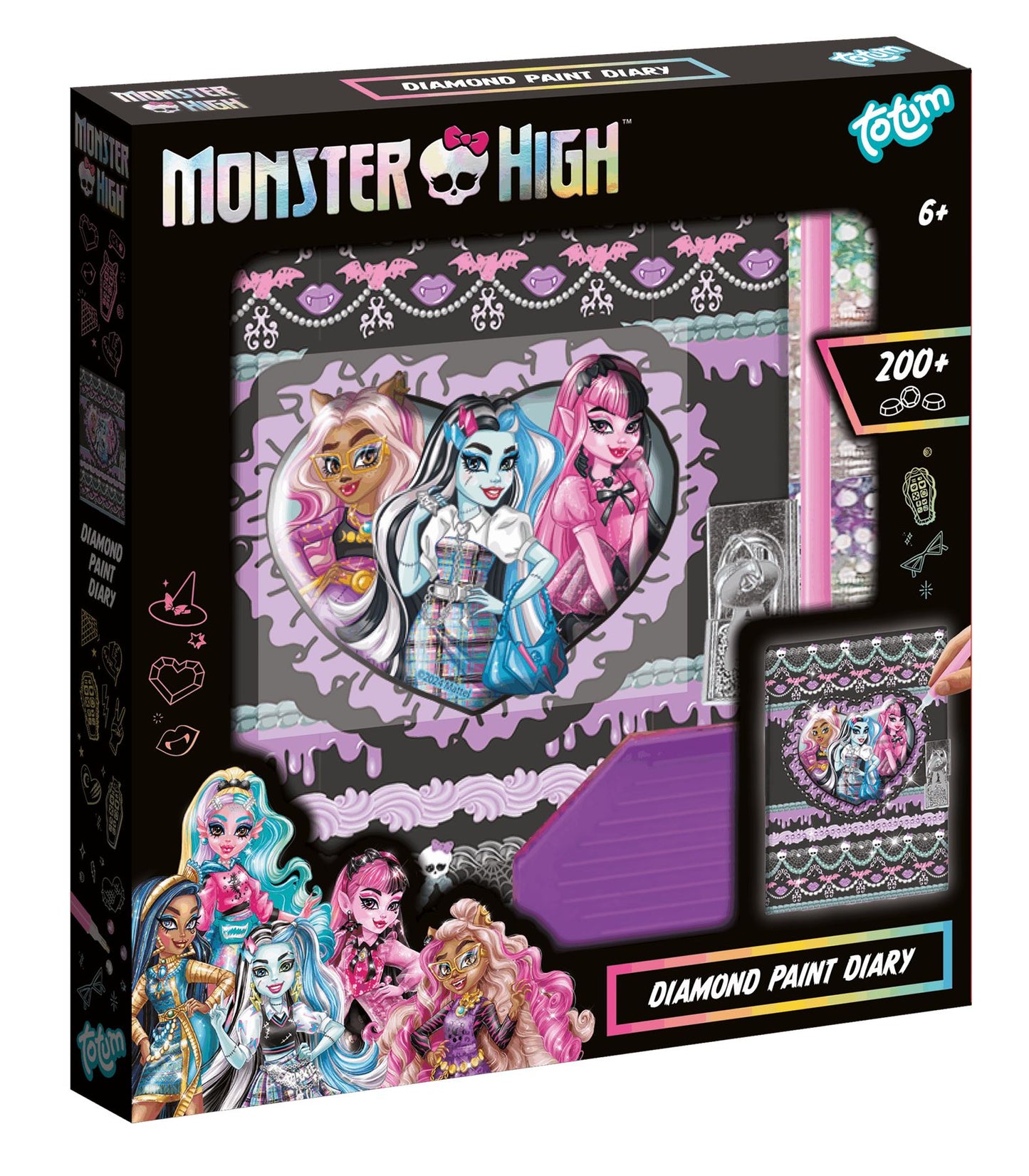 Monster High Diamond Paint Diary