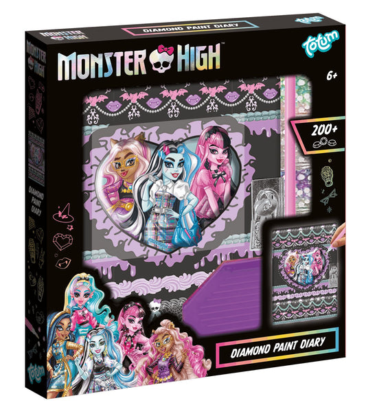 Monster High Diamond Paint Diary