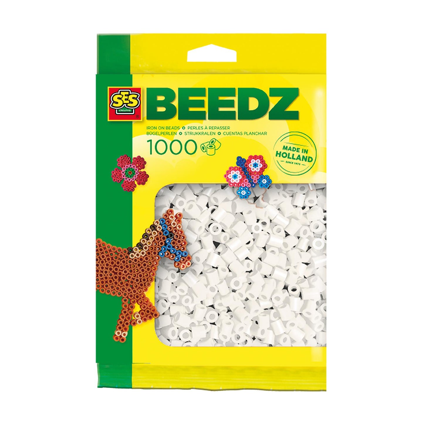Iron on beads 1000 white