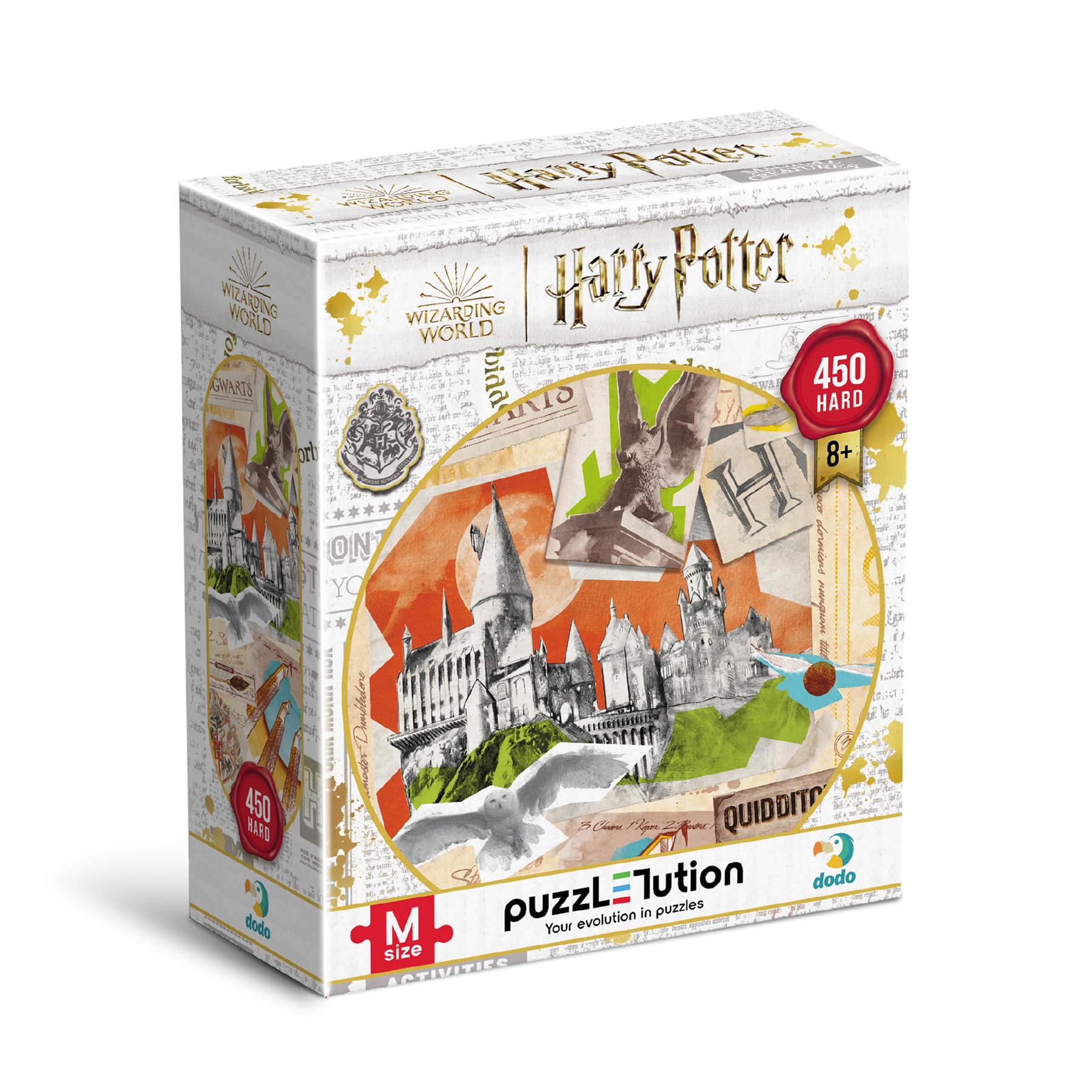 Puzzle Hard M Harry Potter Hogwarts school and Quidditch field - 450 pcs