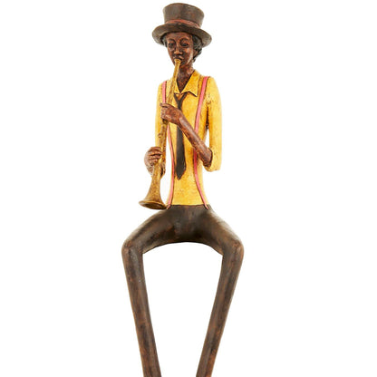 Sitting Jazz Band Trumpeter - BROWN