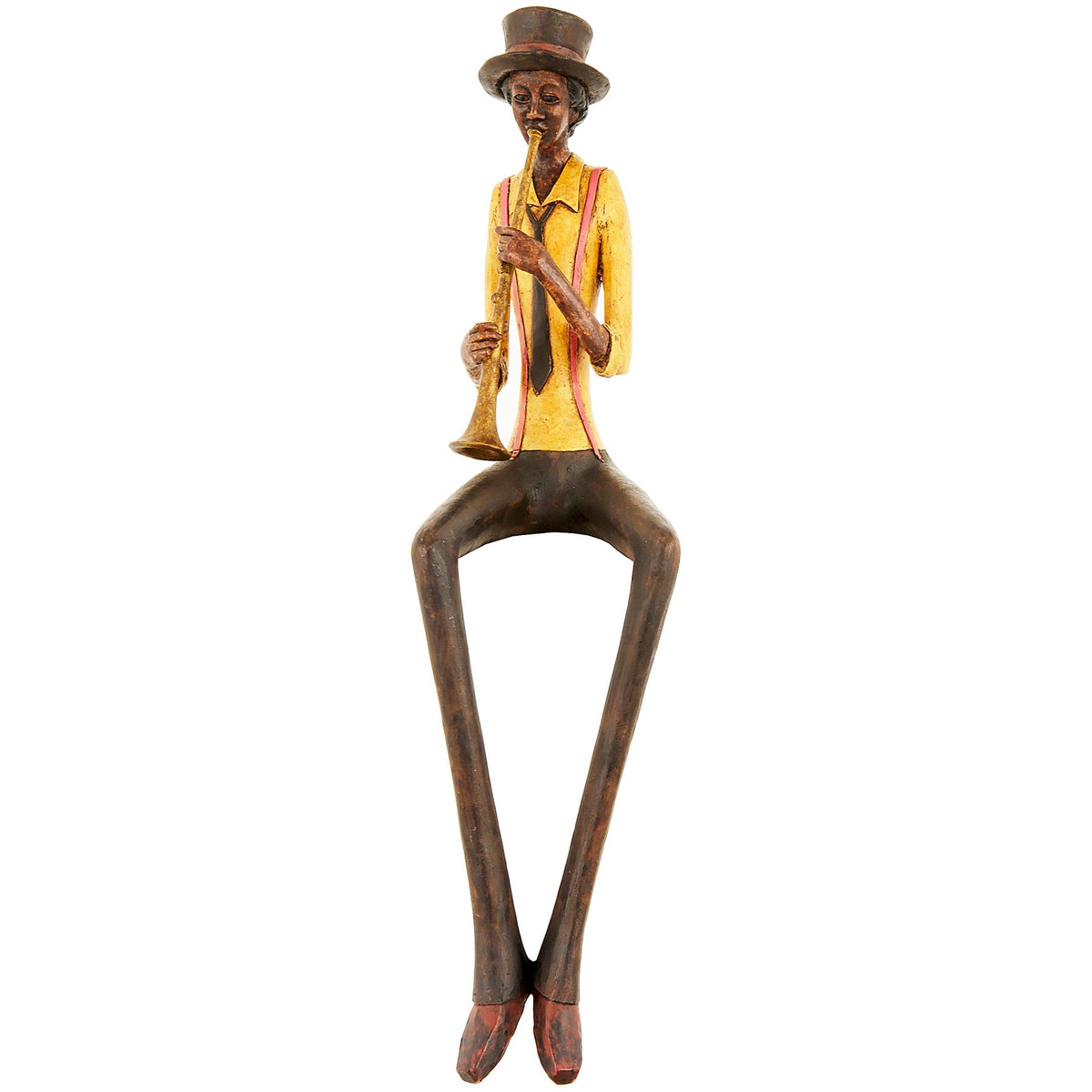 Sitting Jazz Band Trumpeter - BROWN