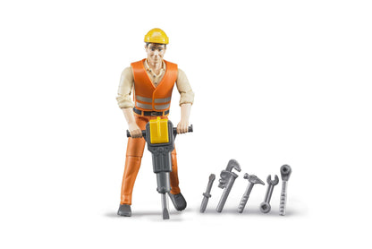 bworld Construction worker with accessories