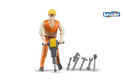 bworld Construction worker with accessories
