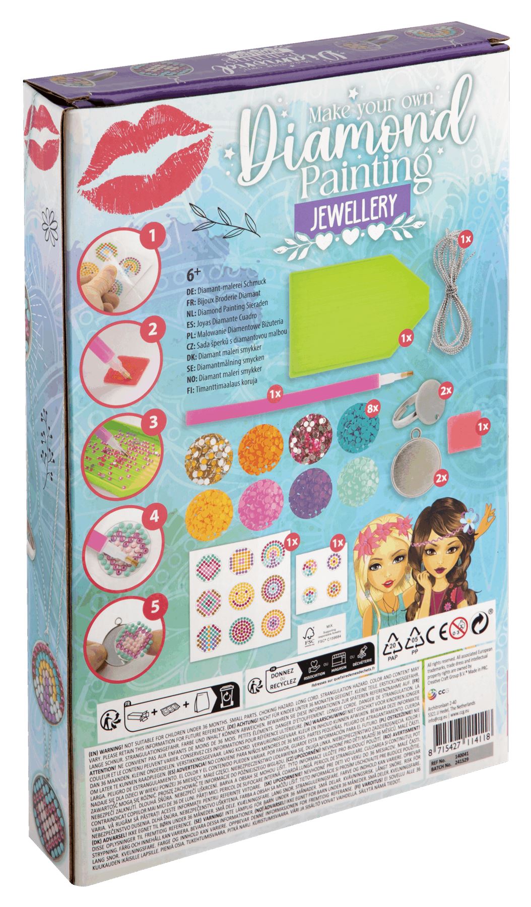 Besties Diamond painting Jewellery set