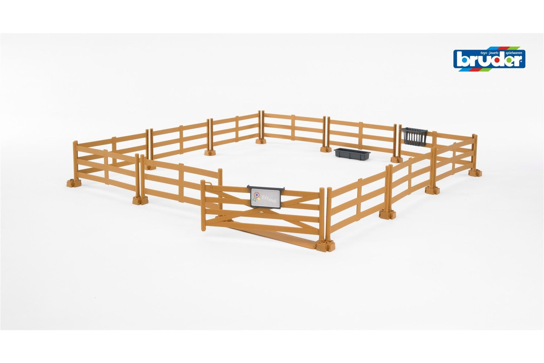 Accessories: Pasture fence (brown)
