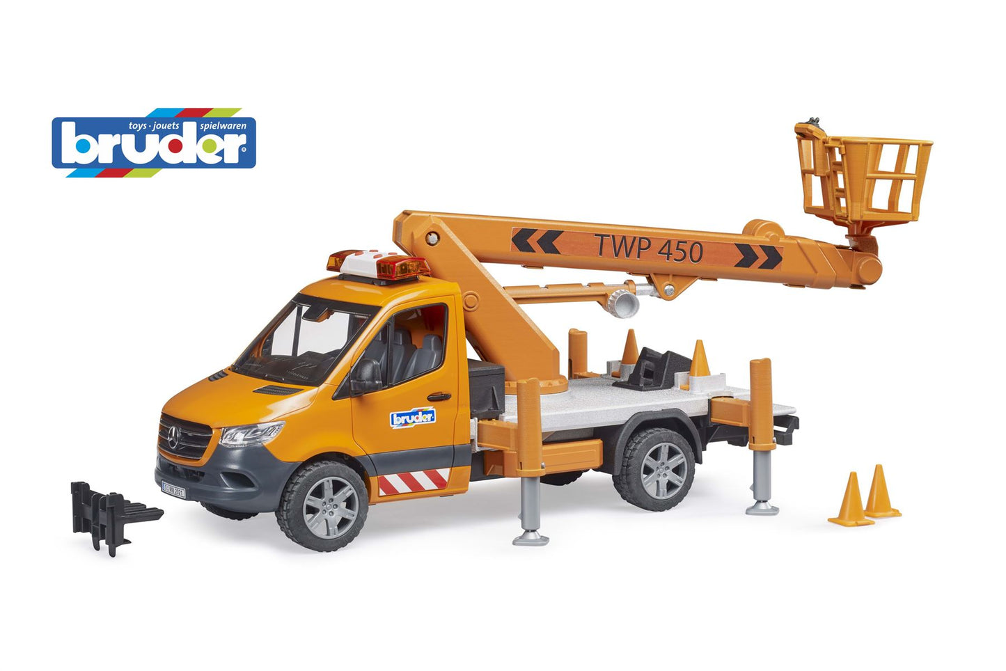 MB Sprinter with working platform and Light + Sound Module