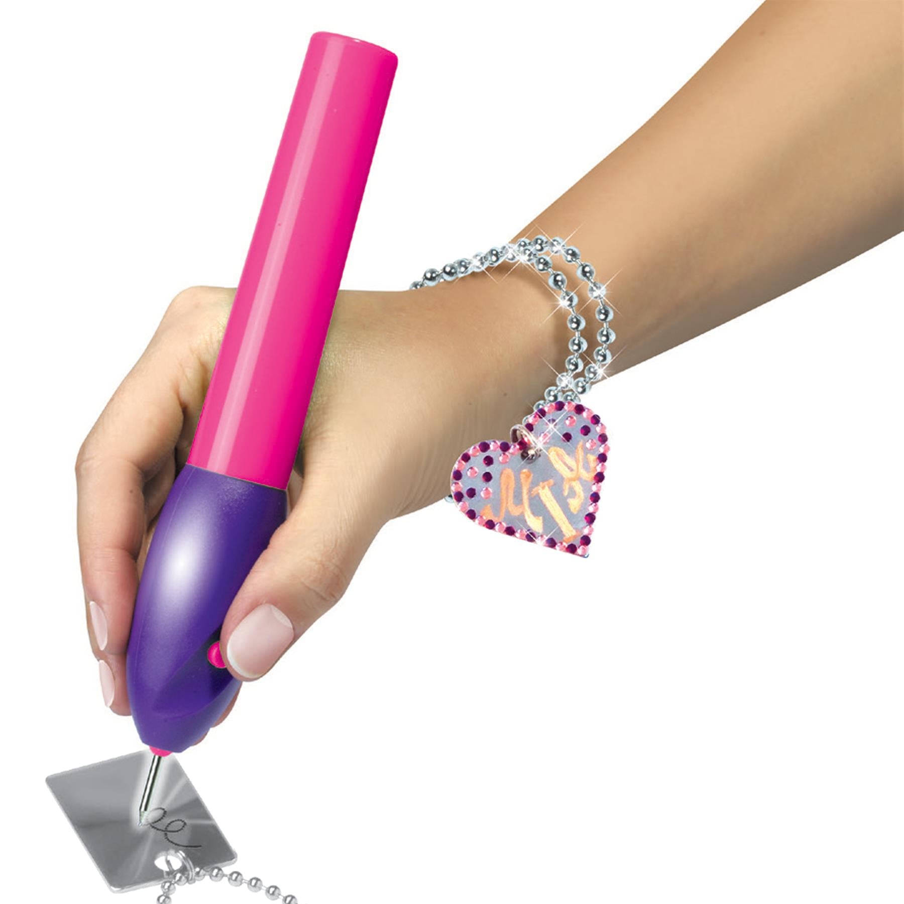 Engrave And Flip Metal Jewelry