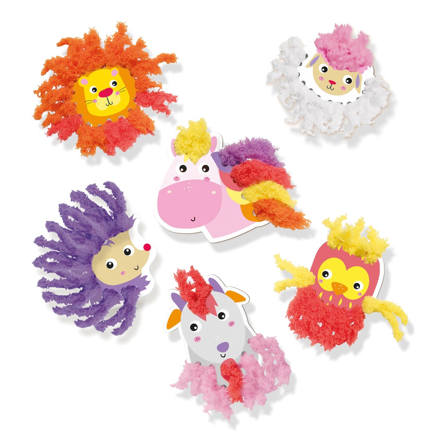 Fluffy loops - Soft yarn animals