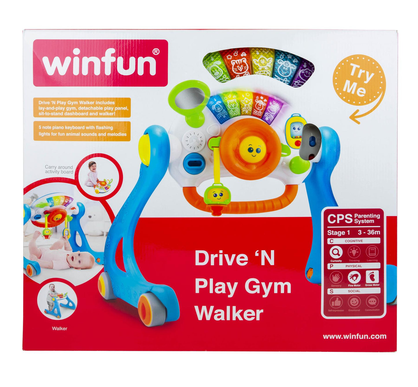 Drive'n Play Gym Walker