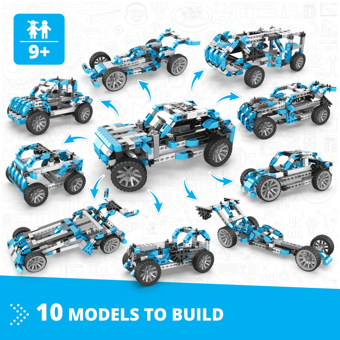INVENTOR MOTORIZED ""offroader"" with 10 bonus models