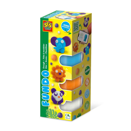 FunDo dough - Wild animals (3x90gr-1x40gr)