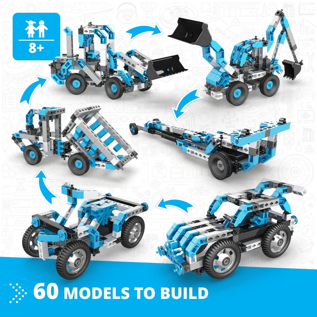 Creative Engineering 60 in 1 Motorized Maker Master