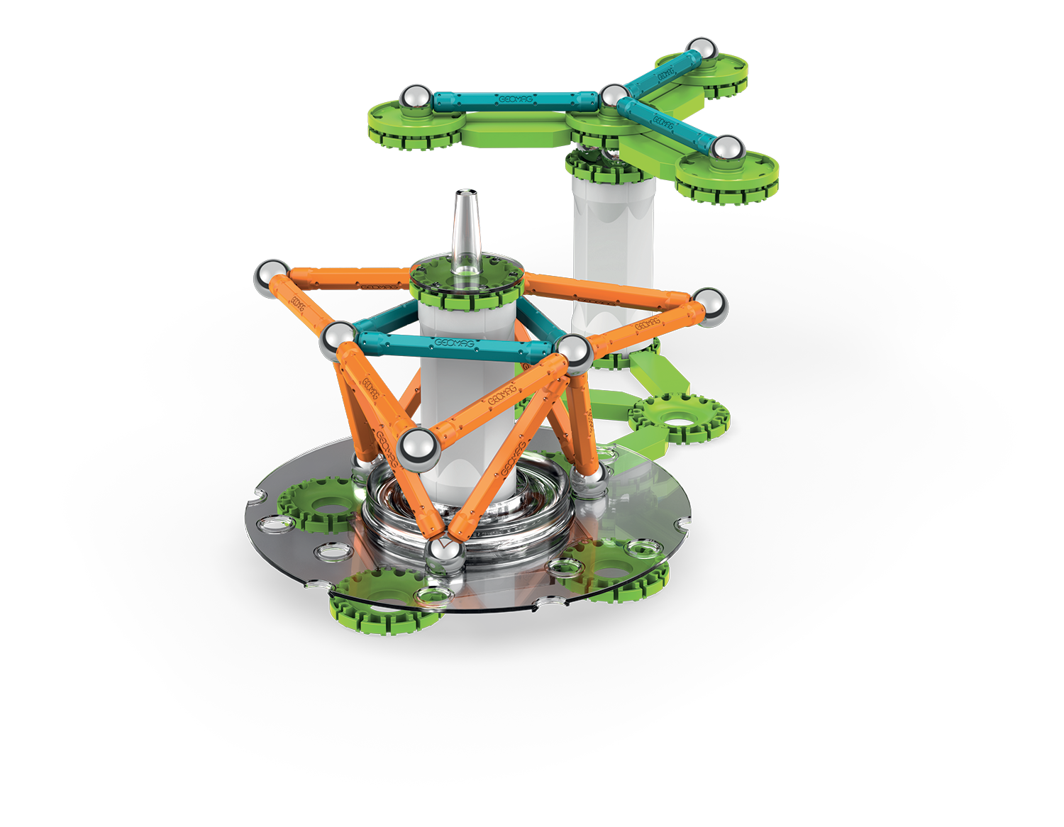 Geomag Mechanics Gravity Motion Magnetic Gears - 96 Pieces