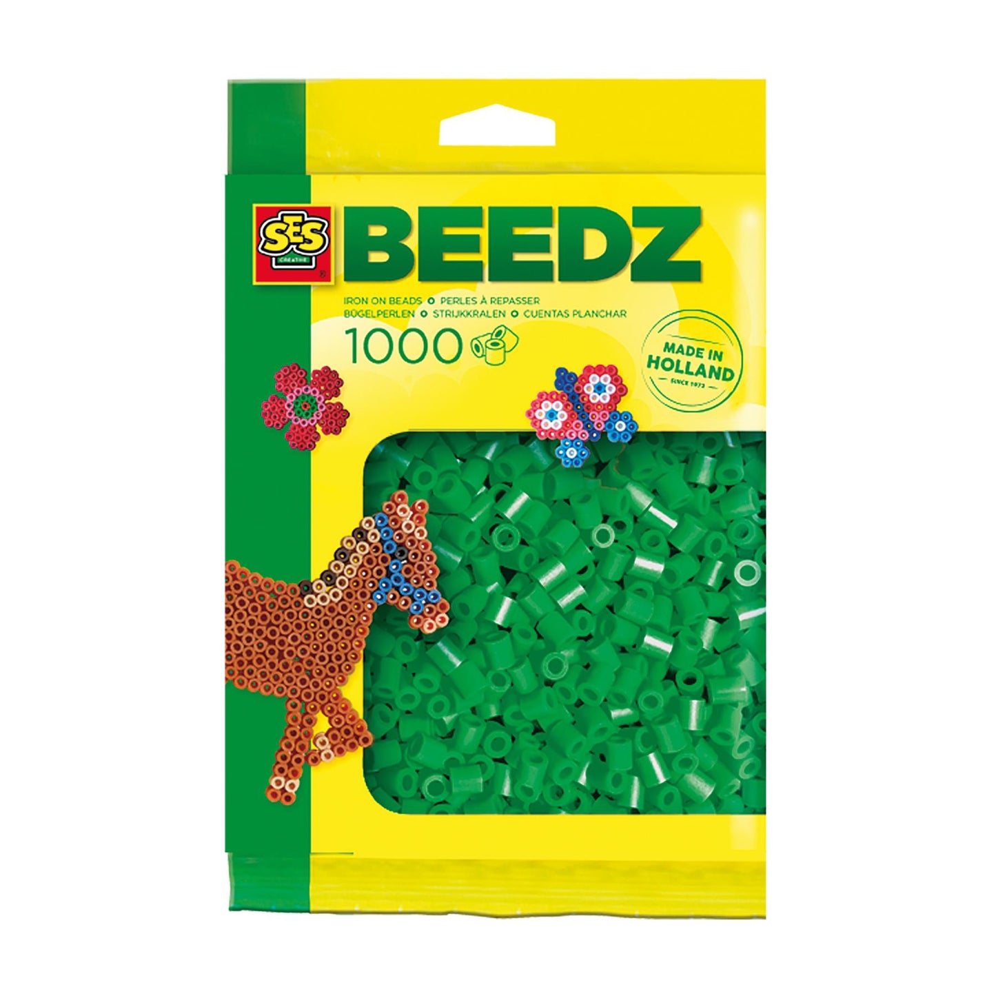 Iron on beads 1000 green