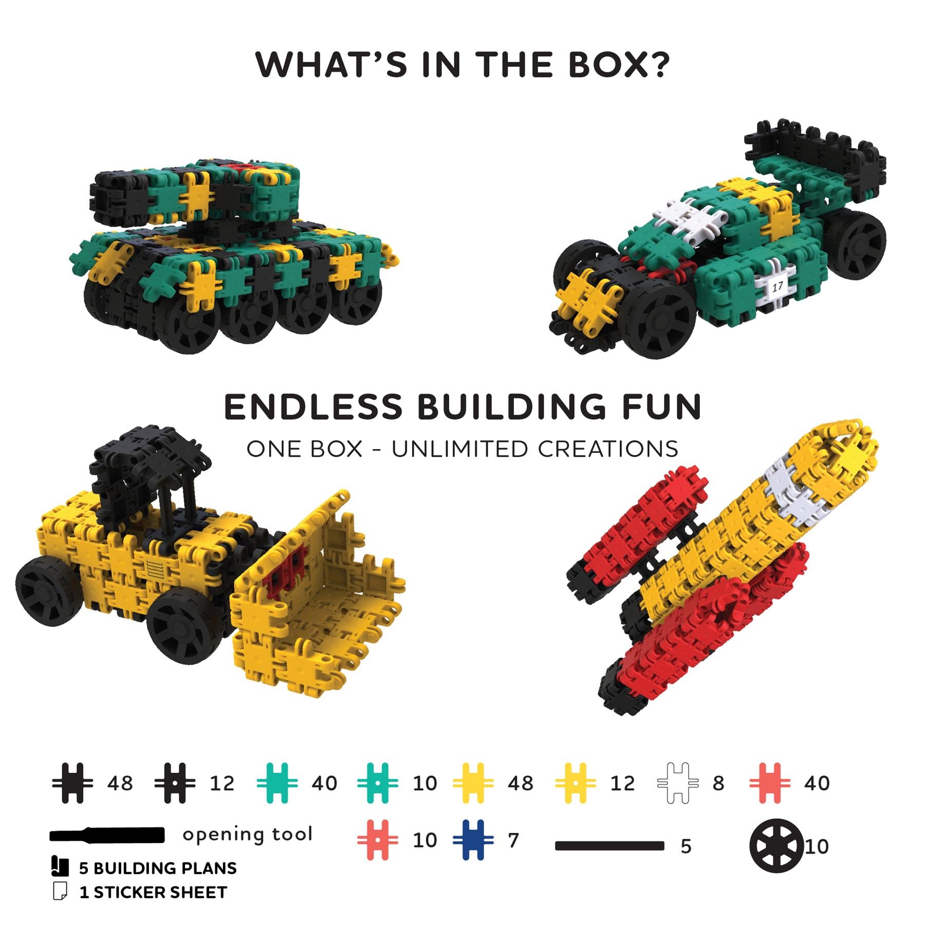 Nano Clics - Transport - 250 Pieces