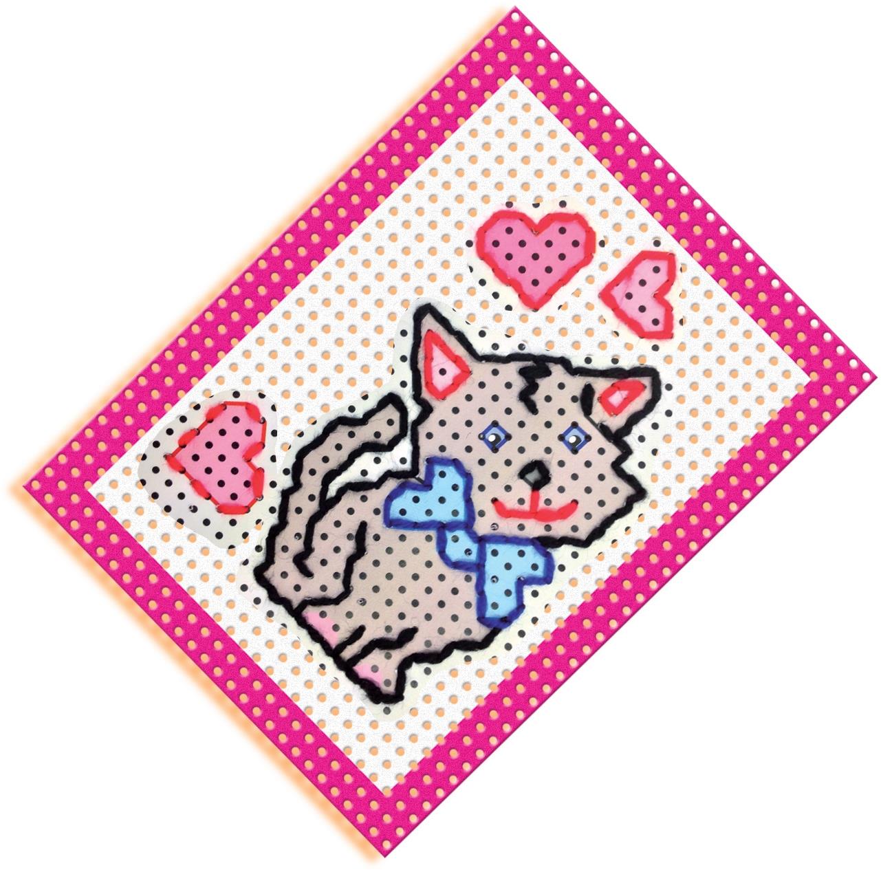 I learn to embroider