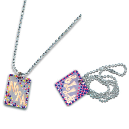 Engrave And Flip Metal Jewelry