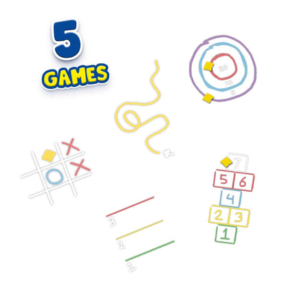 Chalk Games 5 in 1