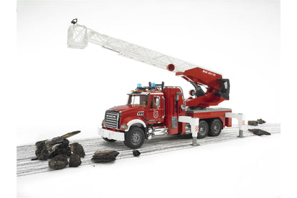 MACK Granite Fire engine with ladder, waterpump and L+S Modu