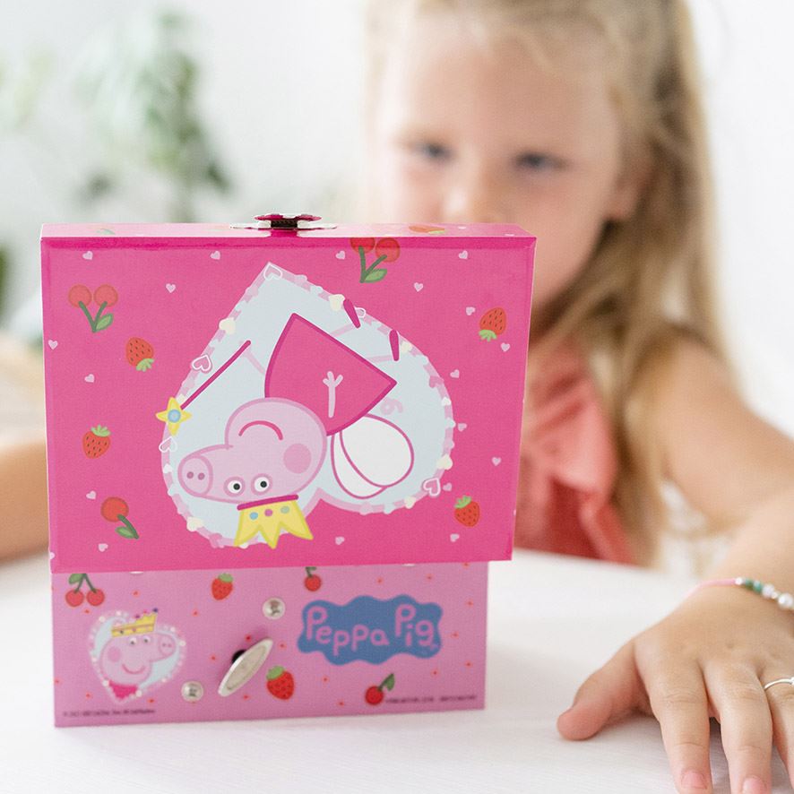 PEPPA JEWELLERY BOX WITH MUSIC