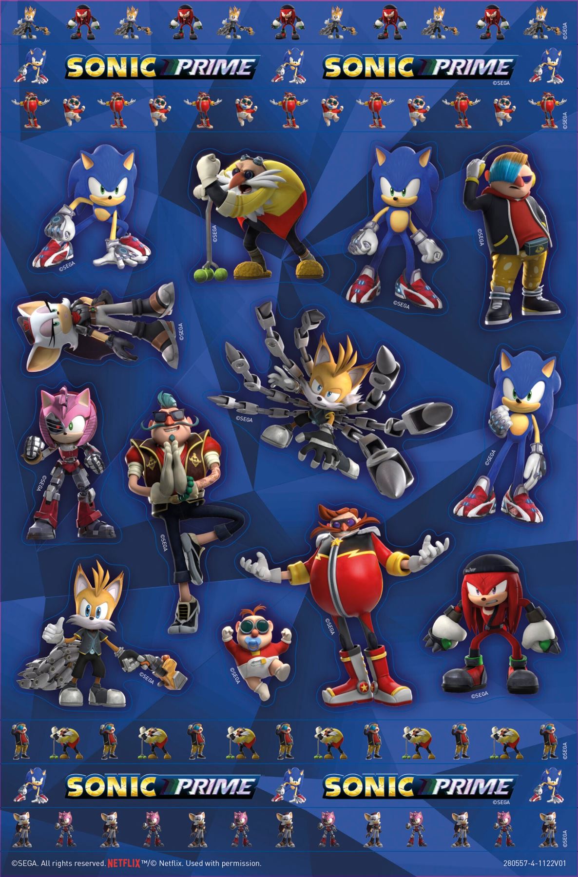 Sonic Super Sticker Set