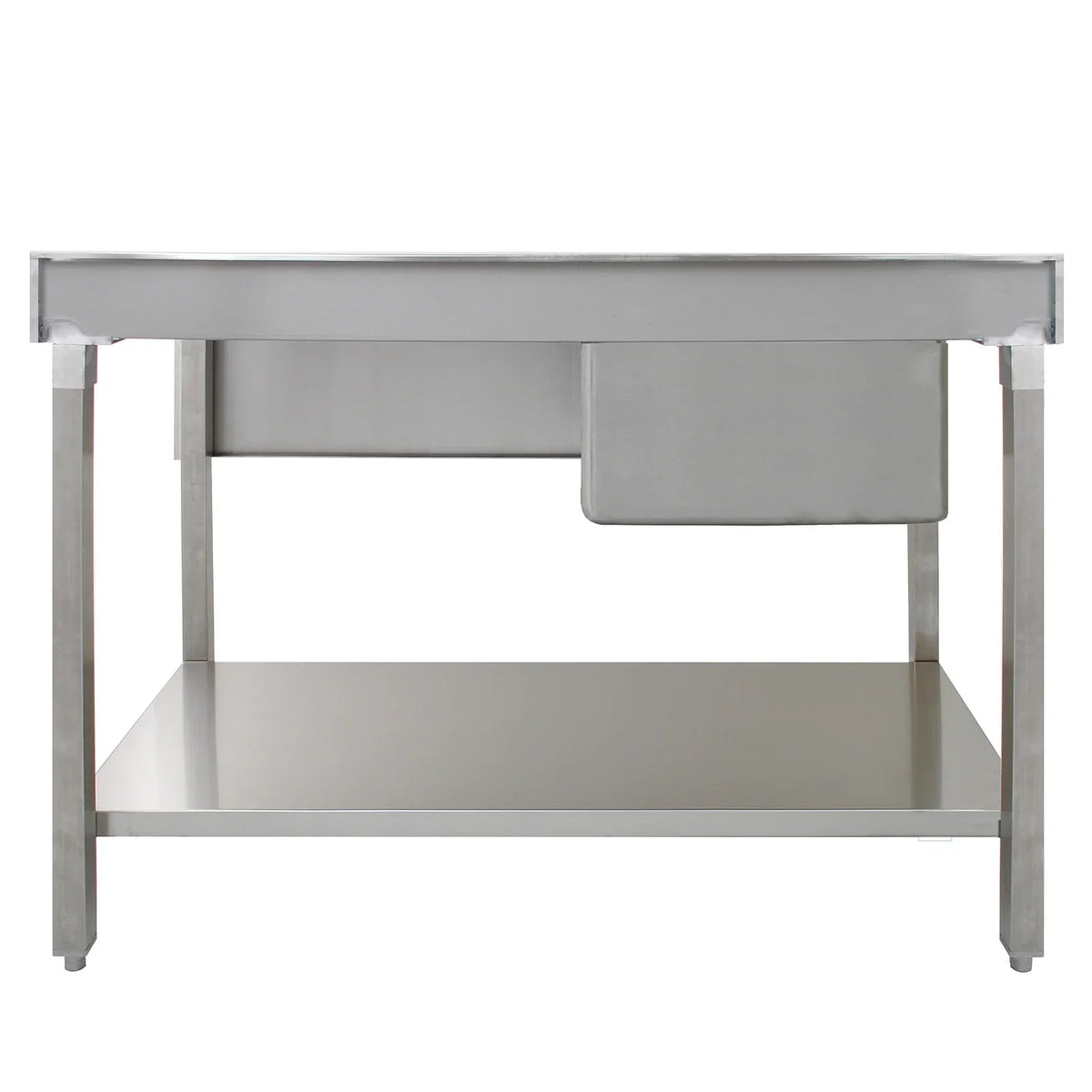 KuKoo Commercial Stainless Steel Sink - Right Hand Drainer