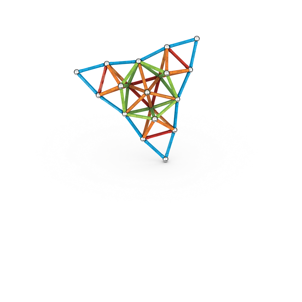 Geomag Magnetic Supercolor - 142 Pieces