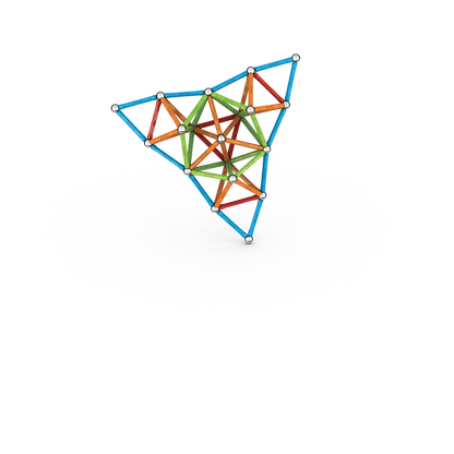 Geomag Magnetic Supercolor - 142 Pieces