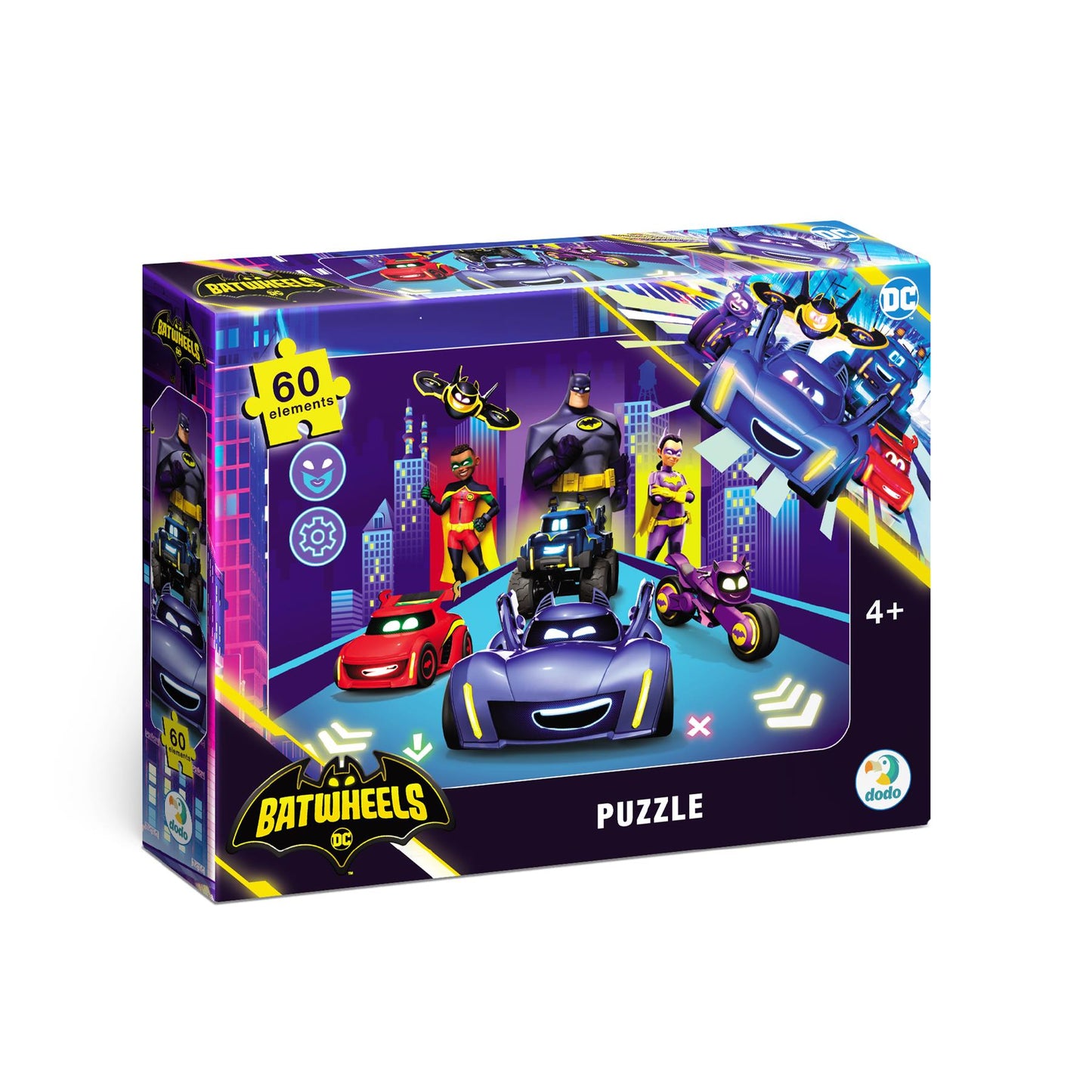 Puzzle Origin of the Batwheels 60 pieces