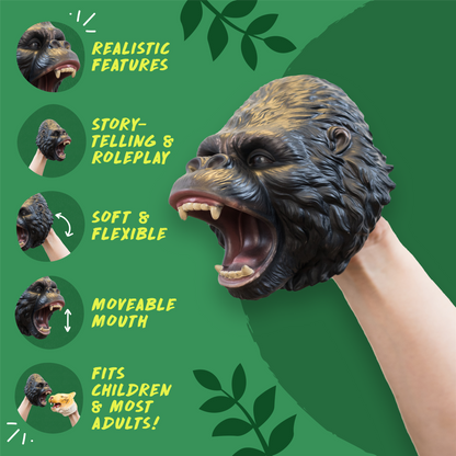 Wild Thingz Hand Puppet - Gorilla