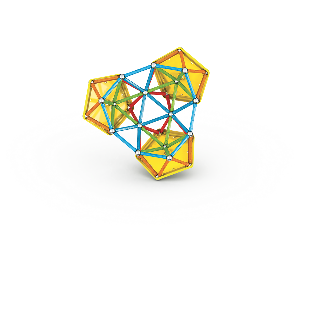 Geomag Magnetic Supercolor - 142 Pieces