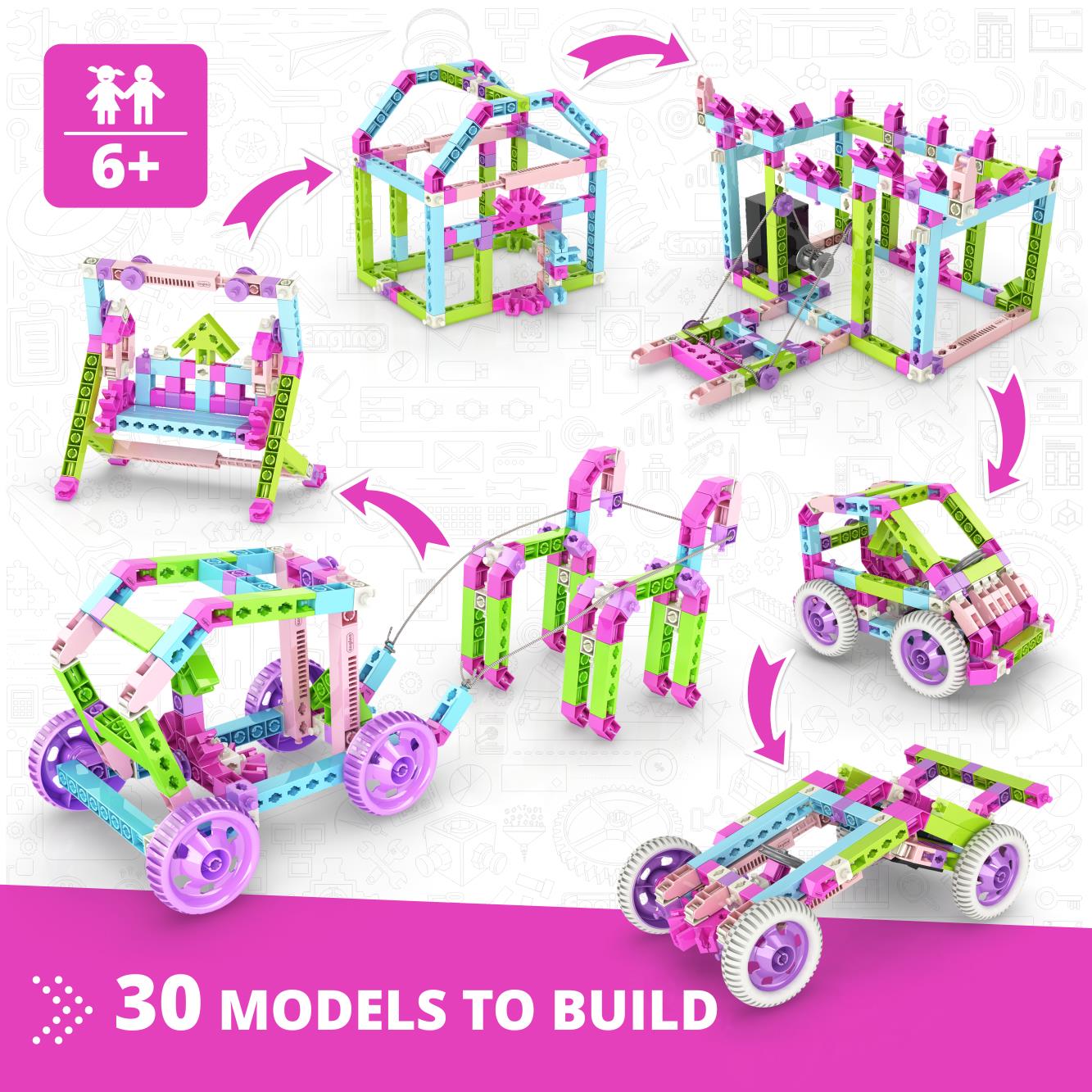 CREATIVE BUILDER 30 MODELS DESIGNER MOTORIZED SET