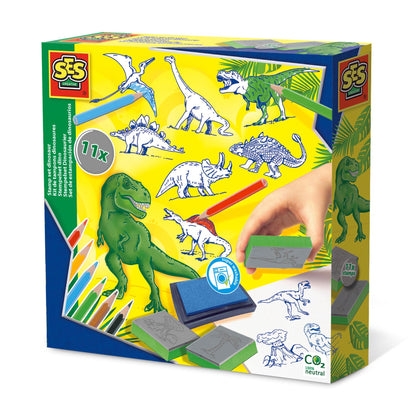 Stamp set dinosaur