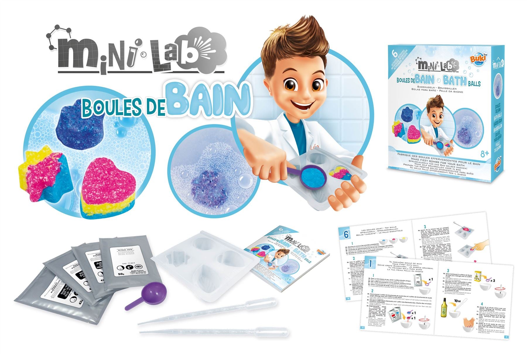 Mini lab Bath Balls