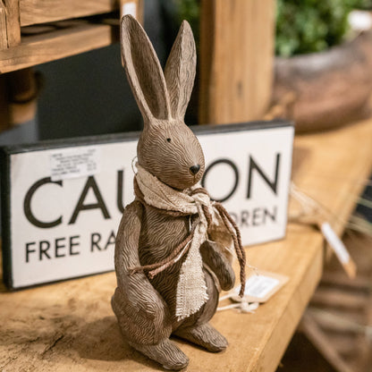 Winter Bunny Rabbit - Small - BROWN