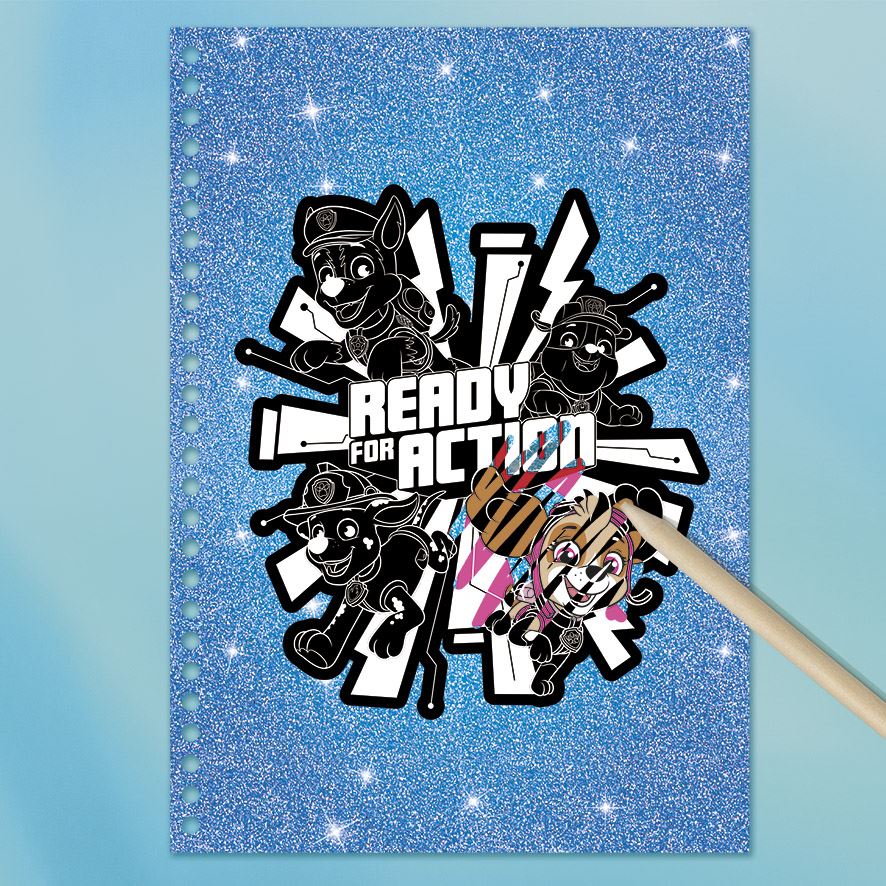 PAW PATROL SCRATCH BOOK
