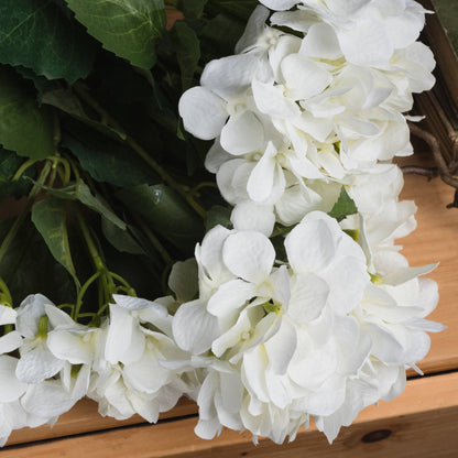 White Hydrangea Bouquet - CREAM