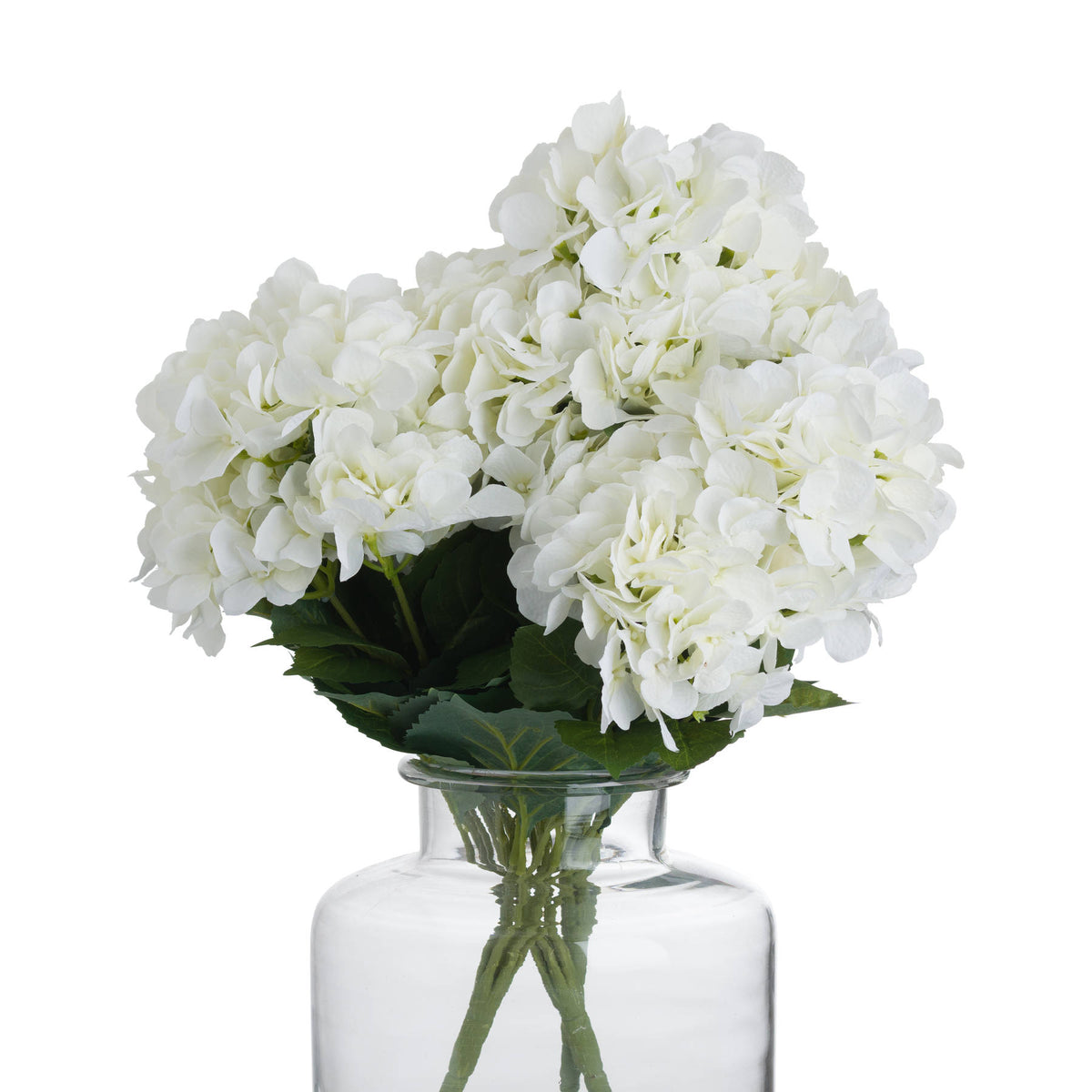 White Hydrangea Bouquet - CREAM