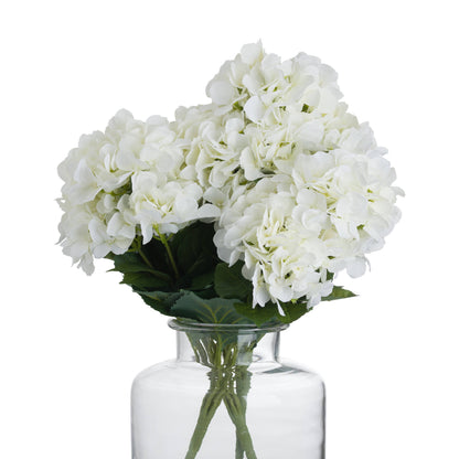 White Hydrangea Bouquet - CREAM