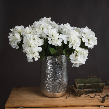 White Hydrangea Bouquet - CREAM
