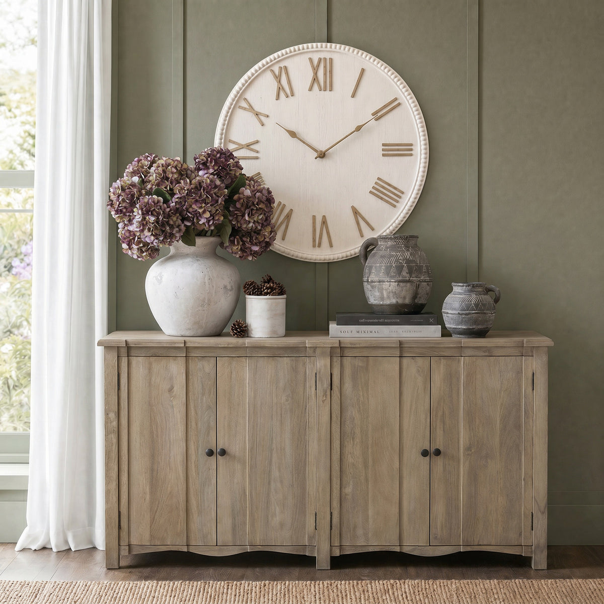 Autumn Burgundy Hydrangea - RED