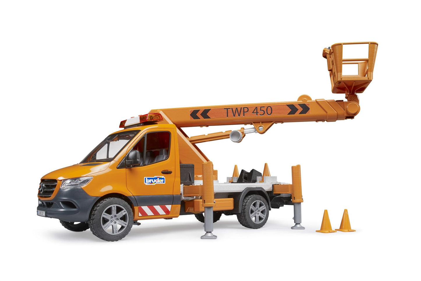 MB Sprinter with working platform and Light + Sound Module