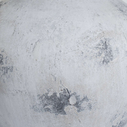 Downton Large Antique White Vase - STONE