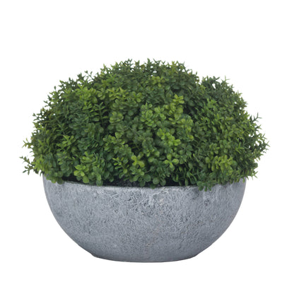 Small Hebe Globe Pot - GREEN