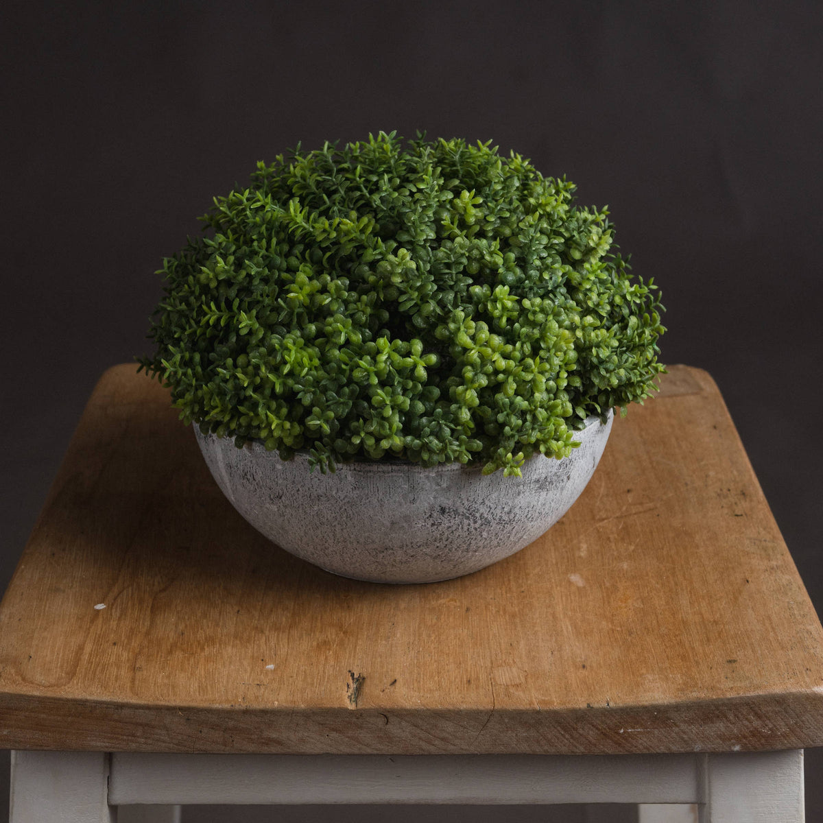Small Hebe Globe Pot - GREEN