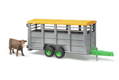 Livestock trailer with 1 cow