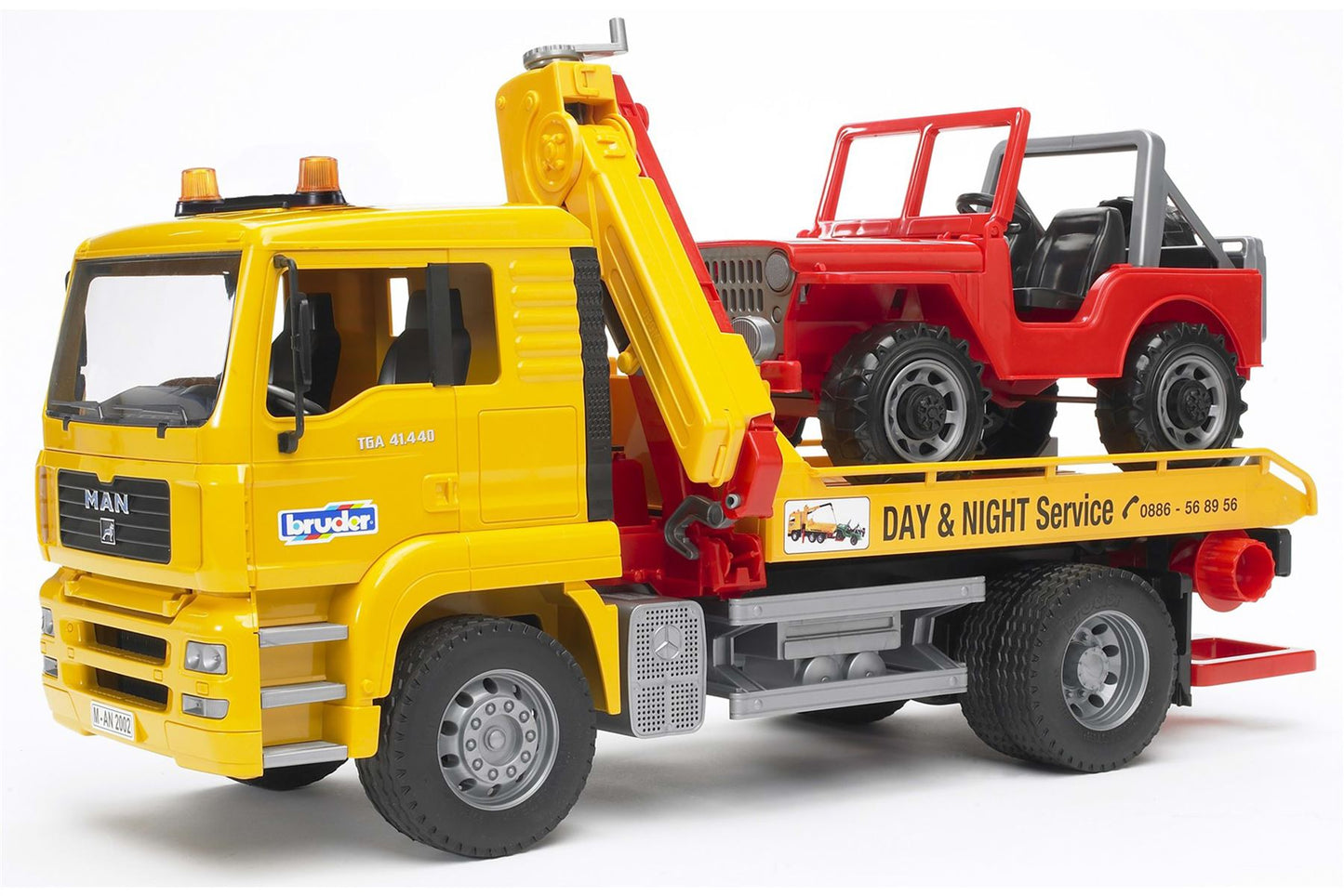 MAN TGA Breakdown-truck with cross country vehicle